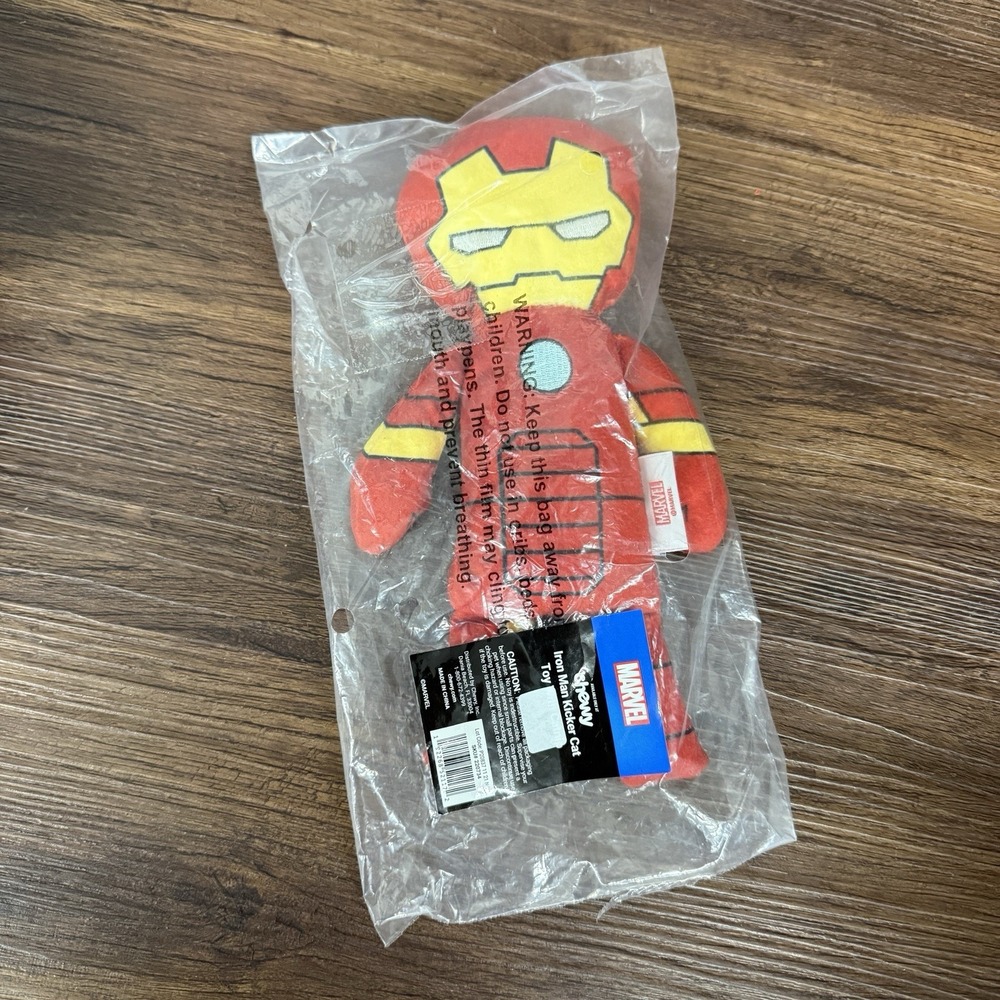 Chewy Exclusive - Marvel Rivals Iron Man Plush Cat Toy
